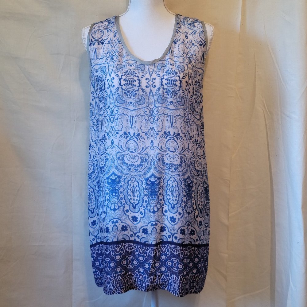 JOHNNY WAS Lovely Sleeveless Tunic Blouse Dress